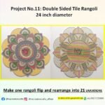 Gota Patti Rangoli - Project No.11