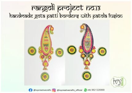 Gota Patti Rangoli - Project No.13