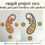 Gota Patti Rangoli - Project No.14