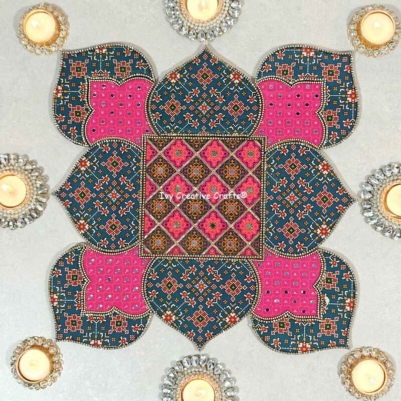 Resin Tile Rangoli PROJECT NO. 2 (15 INCHES)