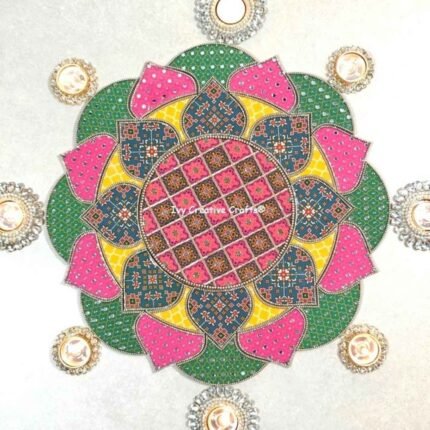 Resin Tile Rangoli PROJECT NO. 3 (18 INCHES)