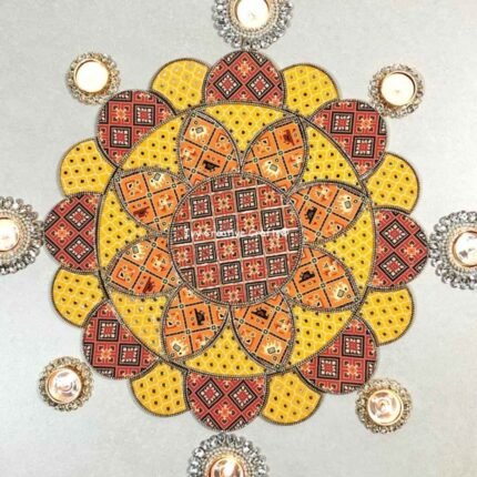 Resin Tile Rangoli PROJECT NO. 4 (18 INCHES)