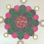 Resin Tile Rangoli PROJECT NO. 4 (18 INCHES)
