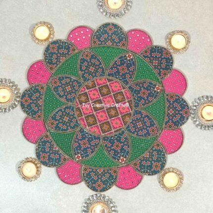 Resin Tile Rangoli PROJECT NO. 4 (18 INCHES)