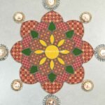 Resin Tile Rangoli PROJECT NO. 5 (18 INCHES)