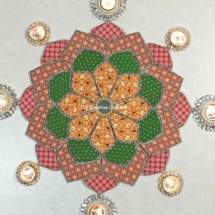 Resin Tile Rangoli PROJECT NO. 6 (18 INCHES)