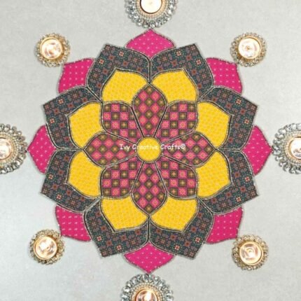 Resin Tile Rangoli PROJECT NO. 6 (18 INCHES)