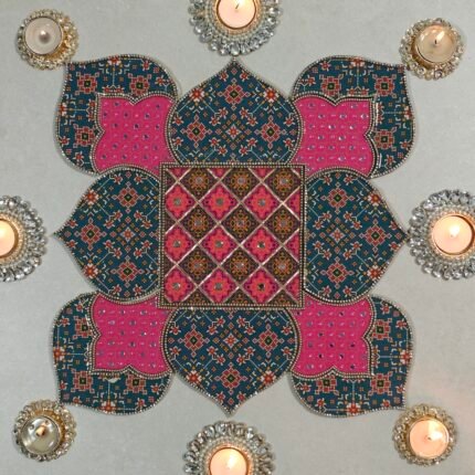 Resin Tile Rangoli PROJECT NO. 1 (8 INCHES)