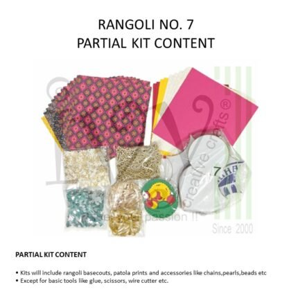 Gota Patti Rangoli - Project No.7