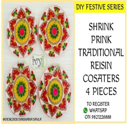5. shrink prink traditional coasters