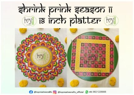 9. SHRINK PRINK 18 INCHES PLATTER