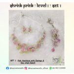 Shrink Prink Level 1 : Set 1 : Pink Necklace with Earings & Key chain Bunch