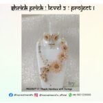 Shrink Prink Level 2 : Project 1 : Peach Necklace with Earings