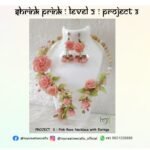 Shrink Prink Level 2 Project 3 : Pink Rose Necklace with Earings