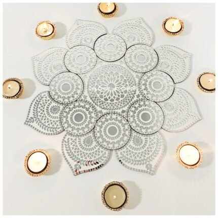 Mirror Mosaic Rangoli – Project No.23