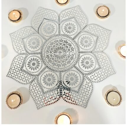 Mirror Mosaic Rangoli – Project No.24