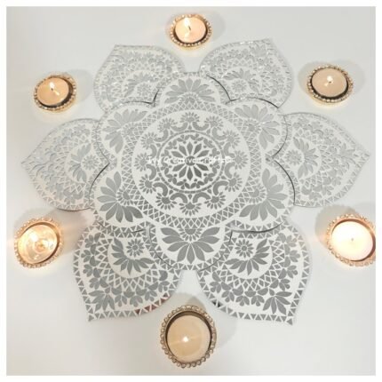 Mirror Mosaic Rangoli – Project No.25