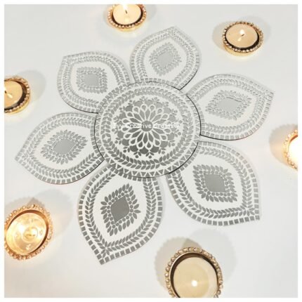 Mirror Mosaic Rangoli – Project No.27