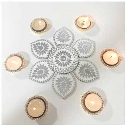 Mirror Mosaic Rangoli – Project No.28