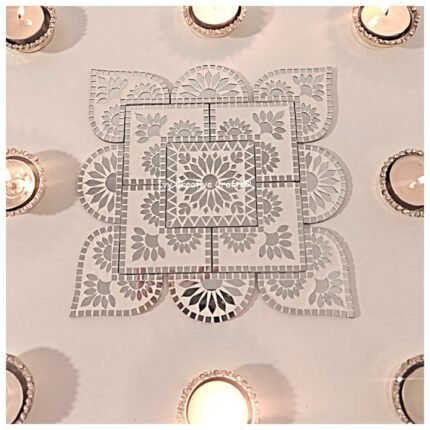 Mirror Mosaic Rangoli – Project No.29