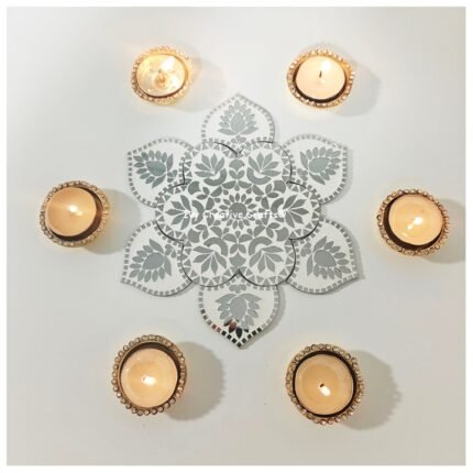 Mirror Mosaic Rangoli – Project No.31