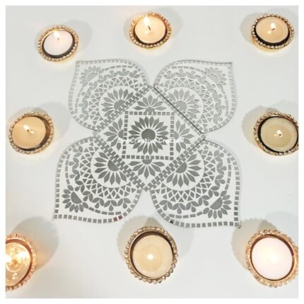 Mirror Mosaic Rangoli – Project No.32
