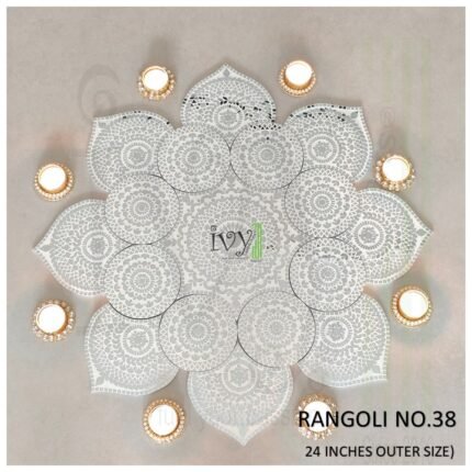 Mirror Mosaic Rangoli – Project No.38