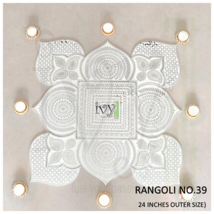 Mirror Mosaic Rangoli – Project No.39