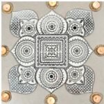 Mirror Mosaic Rangoli – Project No.33