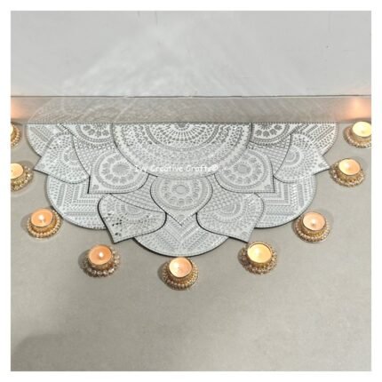 Mirror Mosaic Rangoli – Project No.34