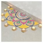 Mirror Mosaic Patola Rangoli – Project No.16