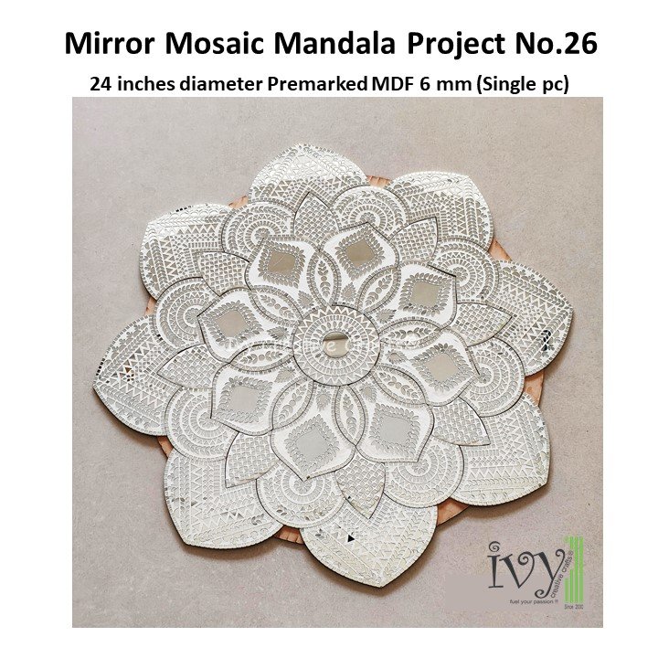 Mirror Mosaic Mandala Project No.26