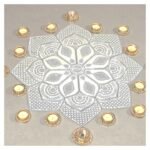 Mirror Mosaic Rangoli – Project No.20
