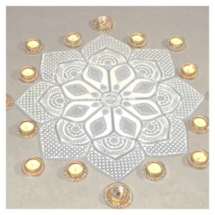 Mirror Mosaic Rangoli – Project No.20