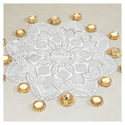 Mirror Mosaic Rangoli – Project No.21