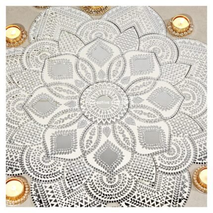 Mirror Mosaic Rangoli – Project No.21
