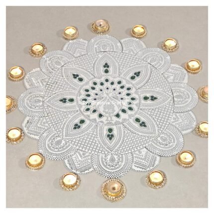 Mirror Mosaic Rangoli – Project No.22