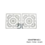 Coaster no.1 :- 4 inch Square Outer Size (3 mm MDF) Age group 10 years and above