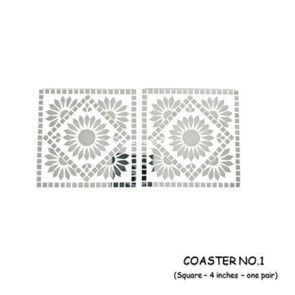 Coaster no.1 :- 4 inch Square Outer Size (3 mm MDF) Age group 10 years and above