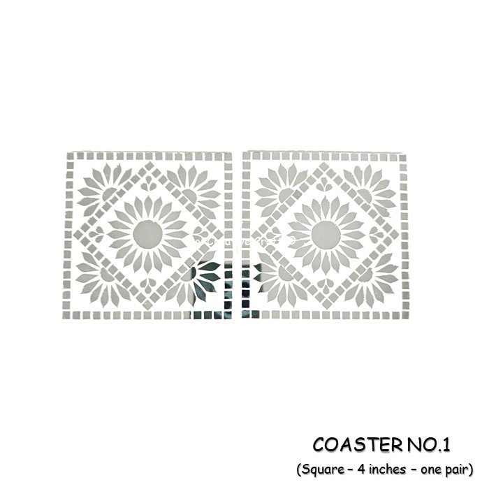 Coaster no.1 :- 4 inch Square Outer Size (3 mm MDF) Age group 10 years and above