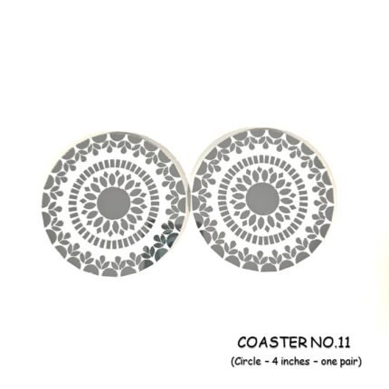 Coaster no.11 :- 4 inch Circle Outer Size (3 mm MDF) Age group 10 years and above