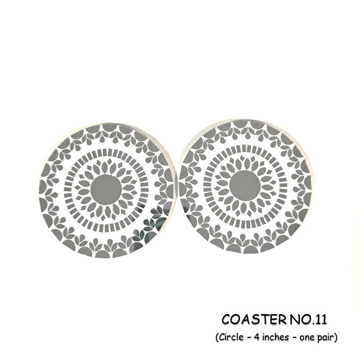 Coaster no.11 :- 4 inch Circle Outer Size (3 mm MDF) Age group 10 years and above