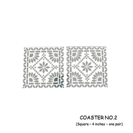 Coaster no.2 :- 4 inch Square Outer Size (3 mm MDF) Age group 10 years and above