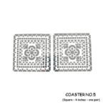 Coaster no.5 :- 4 inch Square Outer Size (3 mm MDF) Age group 10 years and above