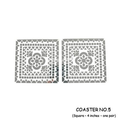 Coaster no.5 :- 4 inch Square Outer Size (3 mm MDF) Age group 10 years and above