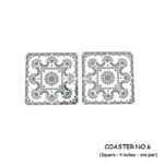 Coaster no.6 :- 4 inch Square Outer Size (3 mm MDF) Age group 10 years and above