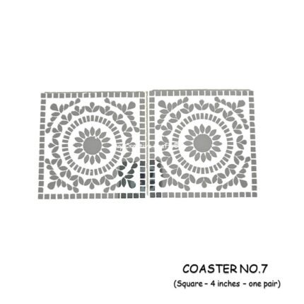 Coaster no.7 :- 4 inch Square Outer Size (3 mm MDF) Age group 10 years and above