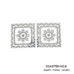 Coaster no.8 :- 4 inch Square Outer Size (3 mm MDF) Age group 10 years and above