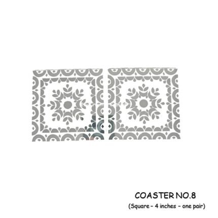 Coaster no.8 :- 4 inch Square Outer Size (3 mm MDF) Age group 10 years and above