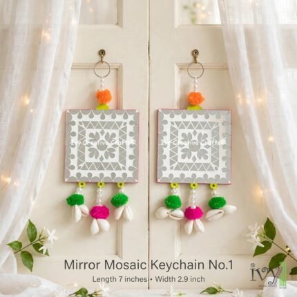 Mirror Mosaic Keychain No.1